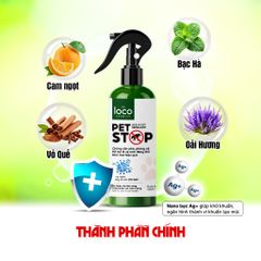 Xịt Xua Đuổi Chó Mèo PetStop, Đuổi Chó Mèo, Ngăn Chó Mèo Phóng Uế, Hỗ Trợ Chó Mèo Vệ Sinh Đúng Chỗ