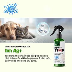Combo 2 Chai Xịt Thơm Tinh Dầu Xua Đuổi Chó Mèo Pet Stop Ngăn Chó Mèo Phóng Uế, Hỗ Trợ Chó Mèo Vệ Sinh Đúng Chỗ