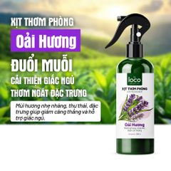 Xịt Thơm Phòng Đuổi Muỗi Tinh Dầu Sả Chanh, Sả Bạc Hà, Cam Quế, Nhài, Oải Hương, Khử Mùi Hiệu Quả