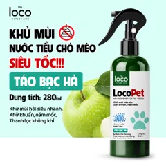 Chai Xịt Khử Mùi Hôi Nước Tiểu Chó Mèo, Khử Mùi Hôi Siêu Tốc, Khử Mùi Chậu Cát The Loco