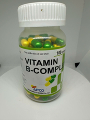 Viên uống B-Complex C Vitamin tổng hợp Nhóm B - B1, B6, B12, 100 viên