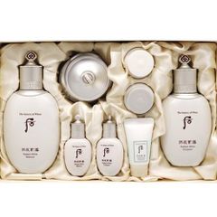Bộ Dưỡng Trắng Da Whoo Gongjinhyang Seol Radiant White 8 Món - Kem Dưỡng Ẩm Đặc Biệt, Trắng Mịn Sáng Da, Chống Nắng, Ngừa Lão Hóa