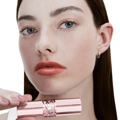 (Cao cấp) Son Dưỡng YSL Yves Saint Laurent Candy Glow Tinted Butter Balm 6B Brown Nude Màu Nâu Nude  Chính hãng