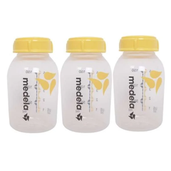 Bộ 3 bình trữ sữa Medela 150ml chính hãng, tiện dụng