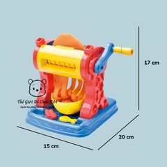 Bộ đất nặn làm mì cho bé chất liệu bột mì giúp bé phát triển sáng tạo và vận động tinh, thegioidochoi1104
