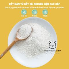 Bộ đất nặn làm mì cho bé chất liệu bột mì giúp bé phát triển sáng tạo và vận động tinh, thegioidochoi1104