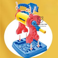 Bộ đất nặn làm mì cho bé chất liệu bột mì giúp bé phát triển sáng tạo và vận động tinh, thegioidochoi1104