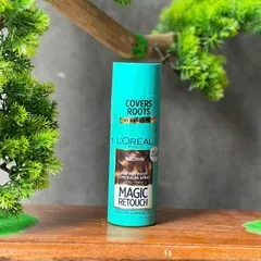 Xịt phủ bạc tạm thời cho tóc L'Oréal Paris Magic Retouch màu Brown 659467