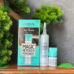 Nhuộm tóc che phủ tóc bạc L'Oréal Paris Magic Retouch Permanent màu 2 Soft Black 659479