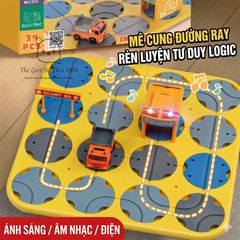 Đồ chơi lắp ráp đường ray mê cung Track Maze 52 chi tiết giúp bé phát triển tư duy logic