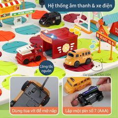 Đồ chơi lắp ráp đường ray mê cung Track Maze 52 chi tiết giúp bé phát triển tư duy logic