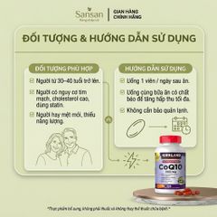 TPBVSK Viên Uống Kirkland Signature CoQ10 300mg 100 Viên - Nội địa Mỹ
