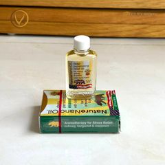 Dầu gió hiệu con gấu Xuất xứ Mỹ Nature Nano Oil 8ml - Nhập khẩu chính hãng tại Mỹ