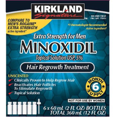 Dung dịch hỗ trợ mọc tóc Minoxidil 5% Kirkland chính hãng Mỹ