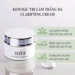 Kem Đêm Dưỡng làm trắng da Soskin Clarifying Cream giảm những đốm nâu,ngăn ngừa sắc tố 50ml