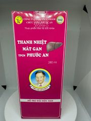 Mát Gan Thanh Nhiệt Phước An, 280 ml, Giúp giải độc, giảm mụn nhọt, vàng da, nóng gan