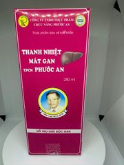 Mát Gan Thanh Nhiệt Phước An, 280 ml, Giúp giải độc, giảm mụn nhọt, vàng da, nóng gan