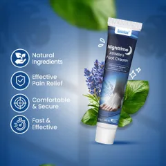 KEM BÔI NẤM ĂN CHÂN BAN ĐÊM–NIGHTTIME ATHLETE’S FOOT CREAM-THẢO MỘC 100%-ÊM-DỊU-NHẸ-RẺ[CHE TÊN KHI GIAO]