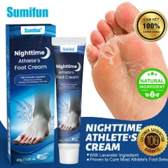 KEM BÔI NẤM ĂN CHÂN BAN ĐÊM–NIGHTTIME ATHLETE’S FOOT CREAM-THẢO MỘC 100%-ÊM-DỊU-NHẸ-RẺ[CHE TÊN KHI GIAO]