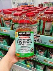 Dầu cá Kirkland Wild Alaskan Fish Oil 1400mg hộp 230 viên
