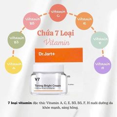 Kem Dưỡng Ẩm Dr.Jart+ V7 50ml - Giải Pháp Làm Đều Màu Da, Cấp Ẩm Dưỡng Chất Cho Làn Da Rạng Rỡ