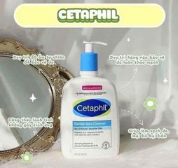 Sữa Rửa Mặt Cetaphil Gentle Cleanser 591ml - Dành cho Da Nhạy Cảm, Sạch Sâu, Dưỡng Ẩm, Chống Kích Ứng