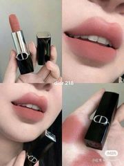 Son Dior Rouge 218 Rose Rose – Son Môi Hồng Nâu Cao Cấp, Phù Hợp Với Mọi Làn Da, Quà Tặng Thời Trang Sang Trọng