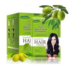 Gội Đen Olive 10 Gói - Sản phẩm Che Bạc Tóc Nhanh Chóng, Dưỡng Tóc Mượt Mà, Chăm Sóc Tóc Hiệu Quả