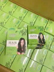 Gội Đen Olive 10 Gói - Sản phẩm Che Bạc Tóc Nhanh Chóng, Dưỡng Tóc Mượt Mà, Chăm Sóc Tóc Hiệu Quả