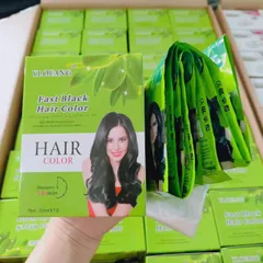Gội Đen Olive 10 Gói - Sản phẩm Che Bạc Tóc Nhanh Chóng, Dưỡng Tóc Mượt Mà, Chăm Sóc Tóc Hiệu Quả