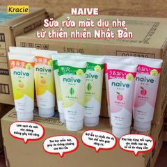 Sữa rửa mặt Kracie NAIVE FACE WASH tuýp 130gr