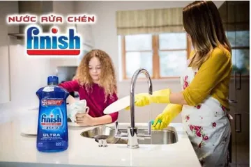 Nước Làm Bóng Finish Rinse Aid 946ml - Hỗ Trợ Làm Khô và Bóng Chén Bát, Giải Pháp Tối Ưu cho Dụng Cụ Bếp Sáng Bóng