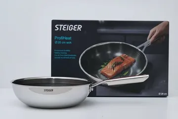 CHẢO XÀO CHỐNG DÍNH STEIGER PROFIHEAT 28CM WOK
