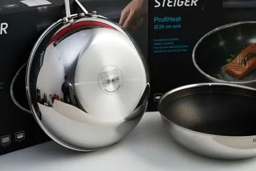 CHẢO XÀO CHỐNG DÍNH STEIGER PROFIHEAT 28CM WOK