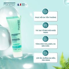Kem Dưỡng Ẩm Làm Dịu Da Khô Placentor Vegetal Creme Regeneratrice Et Hydratante Regenerating And Moisturizing Cream