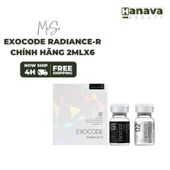 Exocode Radiance – R tinh chất cấy làm sáng da và giảm nám 1 hộp 3 cặp.