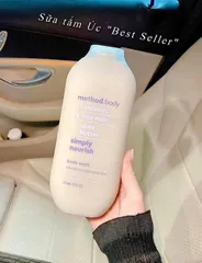 Sữa tắm Method xám: Mùi sữa gạo, bơ, dừa & hạt mỡ 532ml