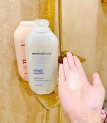 Sữa tắm Method xám: Mùi sữa gạo, bơ, dừa & hạt mỡ 532ml