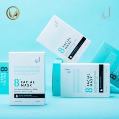 Mặt nạ dưỡng sáng da trong 8 phút New Zealand Jema Rose 8+ Minute Luminous Whitening Mask 7x25ml