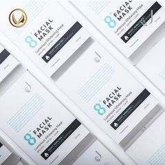 Mặt nạ dưỡng sáng da trong 8 phút New Zealand Jema Rose 8+ Minute Luminous Whitening Mask 7x25ml