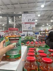 Dầu cá Kirkland Wild Alaskan Fish Oil 1400mg 320v