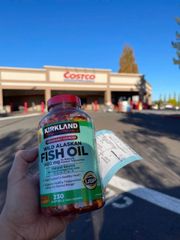 Dầu cá Kirkland Wild Alaskan Fish Oil 1400mg 320v
