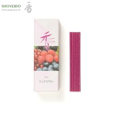 Nhang Thơm Shoyeido Xiang Do Mixed Berries - Hương Quả Mọng (Hộp 20 que) - Nhật Bản