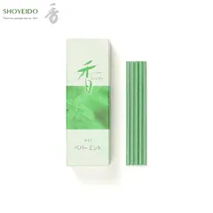 Nhang Thơm Shoyeido Xiang Do Peppermint - Hương Bạc Hà Thanh Mát (Hộp 20 Nén) - Nhật Bản