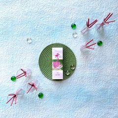 [Nhật Bản] Nhang Thơm Shoyeido Xiang Do Lotus - Hương Hoa Sen Thanh Khiết Tĩnh Tại - Hộp 20 Nén (Kèm Chân Cắm)