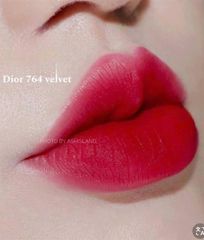 Son Dior 764 Rouge Dior Fullbox – son lì, dưỡng môi