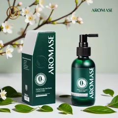 Xịt dưỡng tóc, chăm sóc da đầu AROMASE Herbal Scalp Care Spray 40ml - cho da đầu khô