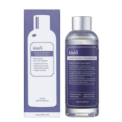 (Cao cấp) Nước Hoa Hồng Klairs Supple Preparation Unscented Toner 180ml - Dưỡng Ẩm, Làm Dịu Da Nhạy Cảm, Không Hương Liệu, Công Thức Tự Nhiên Chính hãng