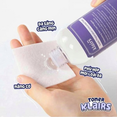 (Cao cấp) Nước Hoa Hồng Klairs Supple Preparation Unscented Toner 180ml - Dưỡng Ẩm, Làm Dịu Da Nhạy Cảm, Không Hương Liệu, Công Thức Tự Nhiên Chính hãng
