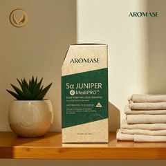 Dầu gội dạng lỏng làm sạch da đầu AROMASE 5α Juniper MediPRO Scalp Purifying Liquid Shampoo 80ml